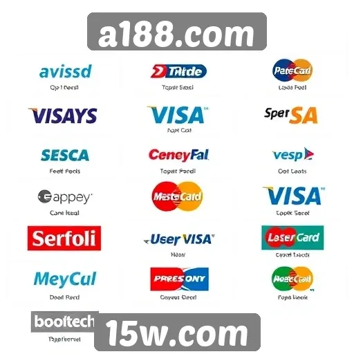 Métodos de pagamento disponíveis no a188.com
