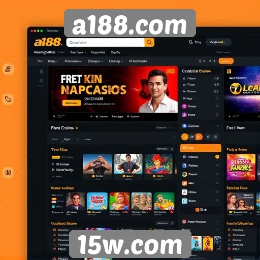 Análise da interface de usuário do site a188.com